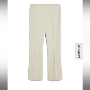 S’ MaxMara Fatina Cream Straight Leg Pants